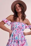 Poupette St Barth Mini Dress Aurora In Multi