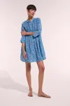 Poupette St Barth Mini Dress Bea In Blue