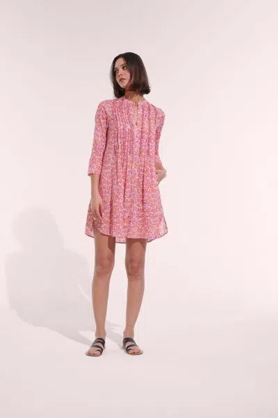 Poupette St Barth Mini Dress Bea In Pink