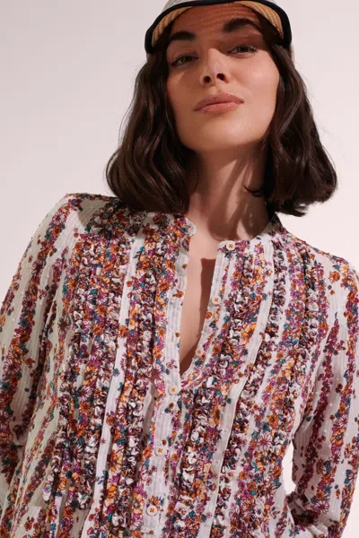 Poupette St Barth Mini Dress Bea In Multi