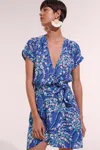 Poupette St Barth Mini Dress Becky In Blue