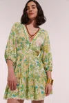 Poupette St Barth Mini Dress Bera In Green