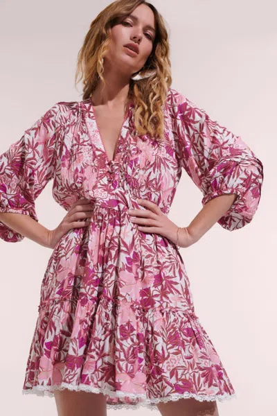 Poupette St Barth Mini Dress Bera In Pink