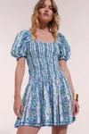 Poupette St Barth Mini Dress Bertha In Blue