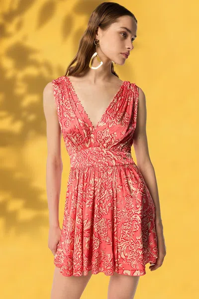 Poupette St Barth Mini Dress Bessie In Pink