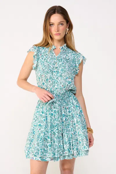 Poupette St Barth Mini Dress Callie In Green