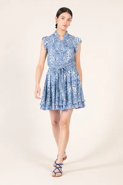 Poupette St Barth Mini Dress Callie In Blue