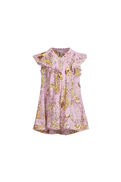 Poupette St Barth Mini Dress Camelia For Girls