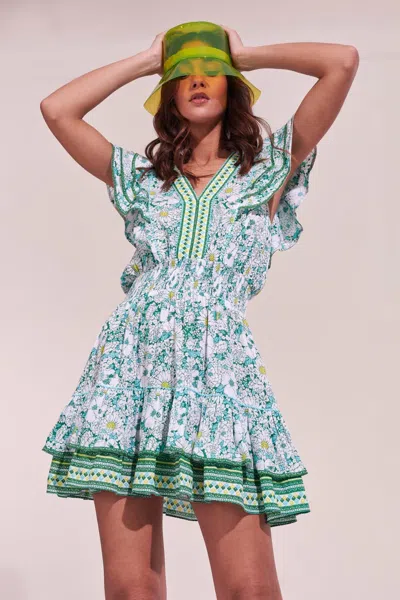 Poupette St Barth Mini Dress Camila In Multi