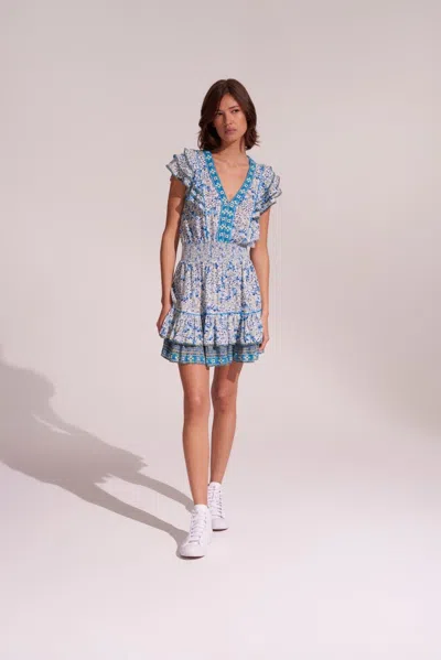 Poupette St Barth Mini Dress Camila In Blue