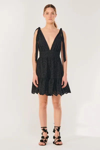 Poupette St Barth Mini Dress Cara In Black