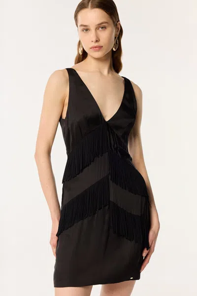 Poupette St Barth Mini Dress Carmen In Black