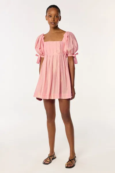 Poupette St Barth Mini Dress Catalina In Pink