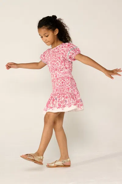 Poupette St Barth Mini Dress Chantal For Girls In Pink