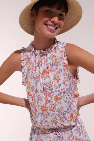 Poupette St Barth Mini Dress Clara In Multi