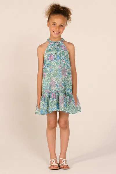 Poupette St Barth Kids' Mini Dress Cleo For Girls In Multi
