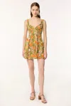 Poupette St Barth Mini Dress Coco In Green