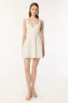Poupette St Barth Mini Dress Coco In Natural White