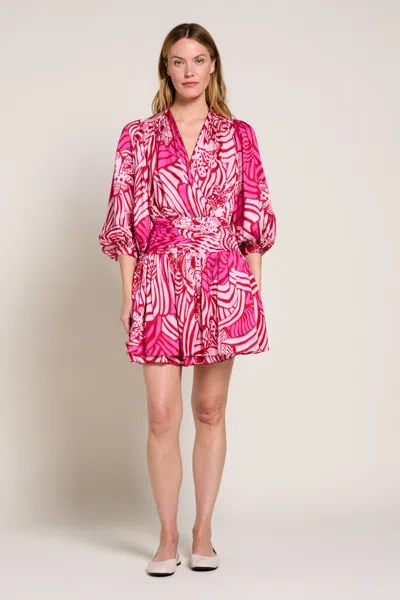Poupette St Barth Mini Dress Colleen In Pink