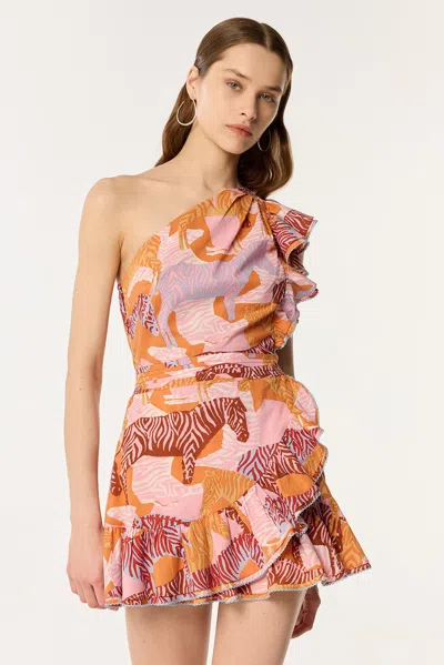 Poupette St Barth Mini Dress Corinne In Pink