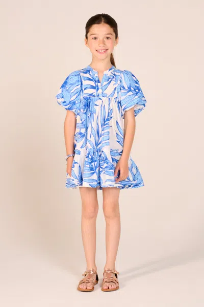 Poupette St Barth Mini Dress Cruz For Girls In Blue