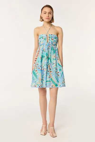 Poupette St Barth Mini Dress Cycas