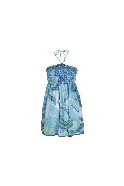 Poupette St Barth Mini Dress Cycas For Girls