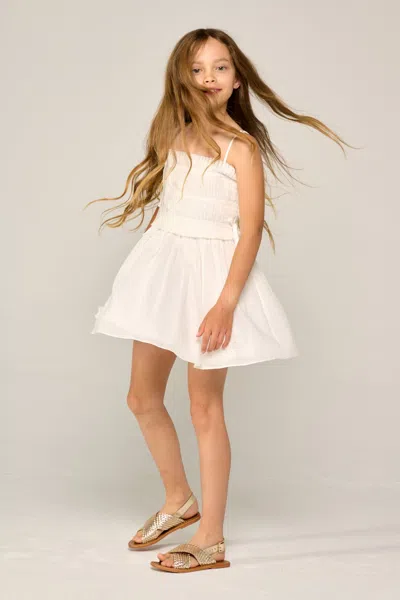 Poupette St Barth Mini Dress Elena For Girls In Multi
