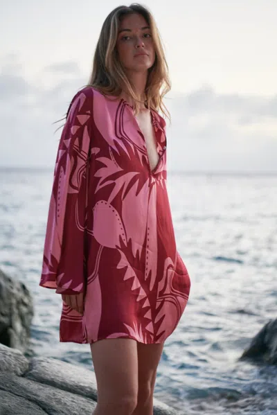 Poupette St Barth Mini Dress Gia In Pink