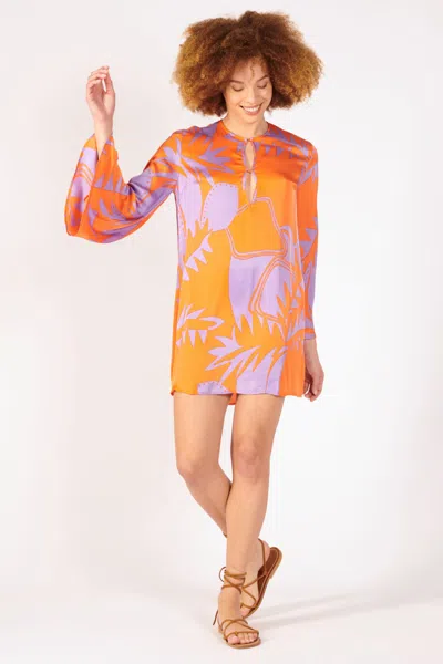 Poupette St Barth Mini Dress Gia In Orange