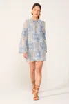 Poupette St Barth Mini Dress Gia In Blue