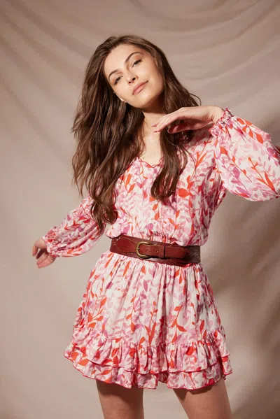 Poupette St Barth Mini Dress Ilona In Pink