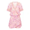 Poupette St Barth Mini Dress Mabelle Pink Marigold In Neutral