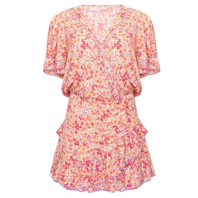 Poupette St Barth Mini Dress Mabelle Purple Daffodil