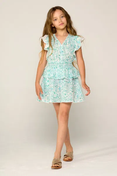 Poupette St Barth Mini Dress Noemi For Girls In Multi