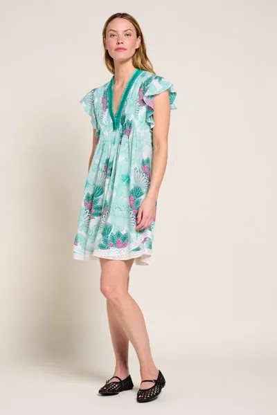 Poupette St Barth Mini Dress Sasha In Blue
