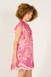 Poupette St Barth Mini Dress Sasha For Girls In Pink