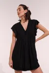 Poupette St Barth Mini Dress Sasha In Black