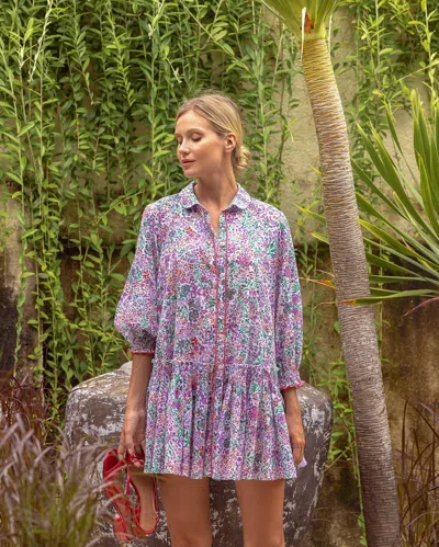 Poupette St Barth Mini Dress Tesorino In Multi