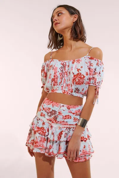 Poupette St Barth Mini Skirt Alizee In Multi