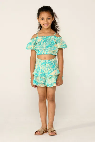 Poupette St Barth Mini Skirt Alizee For Girls In Multi