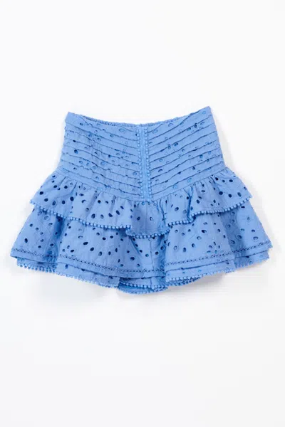Poupette St Barth Mini Skirt Alizee For Girls In Blue
