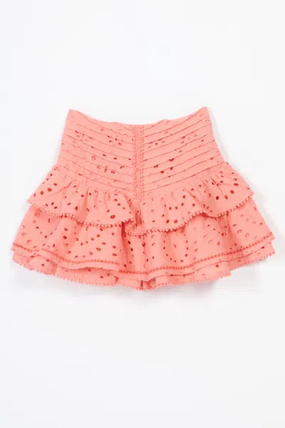 Poupette St Barth Mini Skirt Alizee For Girls In Pink