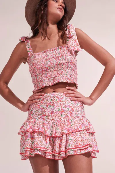 Poupette St Barth Mini Skirt Alizee In Pink