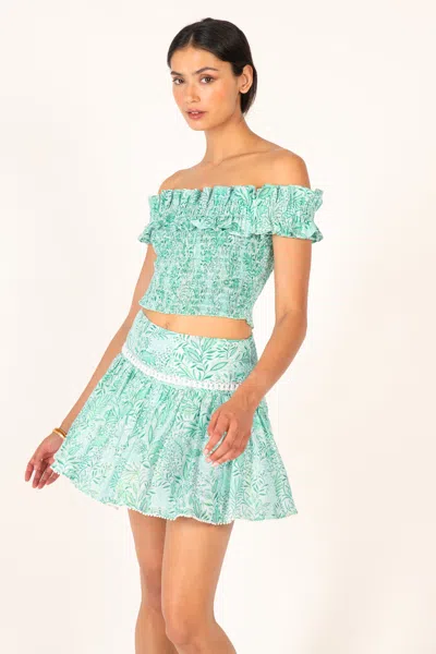 Poupette St Barth Mini Skirt Angele In Multi