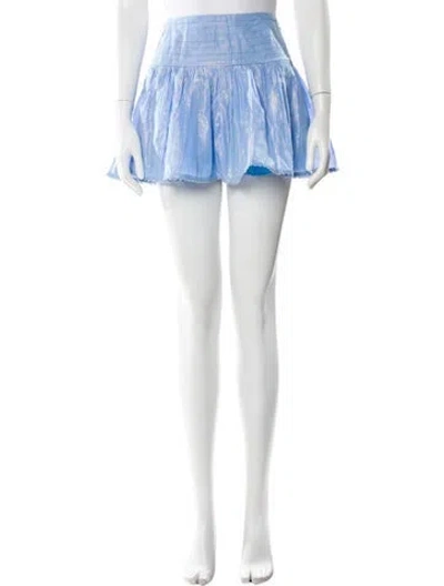Pre-owned Poupette St Barth Mini Skirt In Blue/white