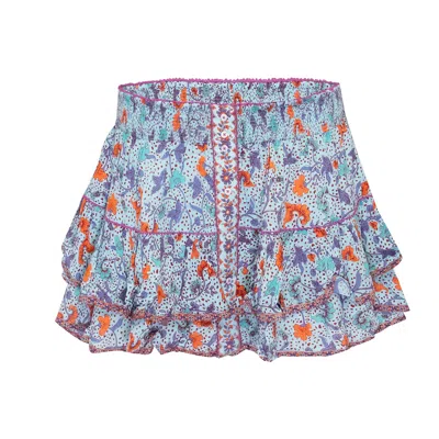 Poupette St Barth Mini Skirt Camilla Sky Blue Clary