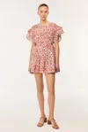 Poupette St Barth Mini Skirt Chantal In Pink Victorian