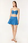 Poupette St Barth Mini Skirt Colleen In Jeans