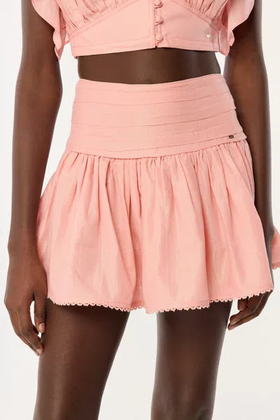 Poupette St Barth Mini Skirt Colleen In Pink